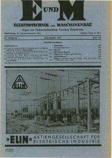Elektrotechnik und Maschinenbau Jg. 64 H. 7-8 (1947)
