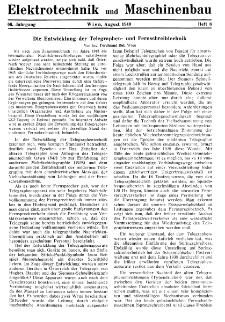 Elektrotechnik und Maschinenbau Jg. 66 H. 8 (1949)