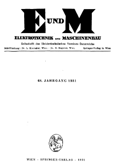E.und M. Spis rzeczy Jg.68 1951