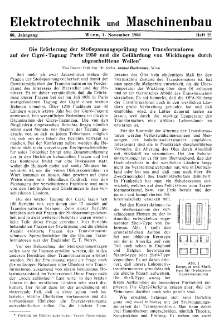 Elektrotechnik und Maschinenbau Jg. 68 H. 21 (1951)