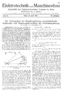 Elektrotechnik und Maschinenbau Jg. 52 H. 16 (1934)