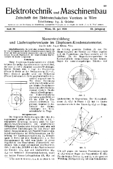 Elektrotechnik und Maschinenbau Jg. 52 H. 29 (1934)