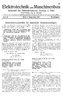 Elektrotechnik und Maschinenbau Jg. 52 H. 35 (1934)