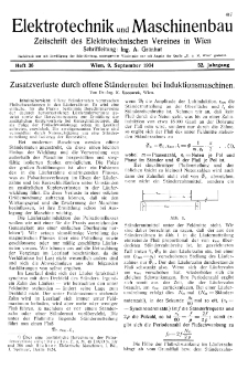 Elektrotechnik und Maschinenbau Jg. 52 H. 36 (1934)