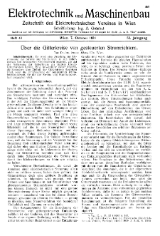 Elektrotechnik und Maschinenbau Jg. 52 H. 40 (1934)