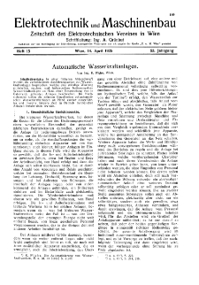 Elektrotechnik und Maschinenbau Jg. 53 H. 15 (1935)