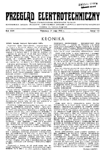 Przegląd Elektrotechniczny : organ Stowarzyszenia Elektrotechników Polskich R. XXIV z. 4/5 (1948)