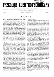 Przegląd Elektrotechniczny : organ Stowarzyszenia Elektrotechników Polskich R. XXIV z. 6 (1948)