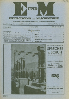 Elektrotechnik und Maschinenbau Jg. 67 H. 2 (1950)