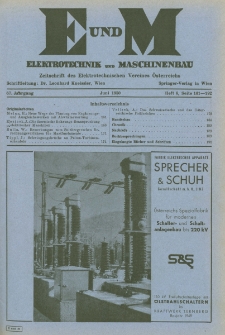 Elektrotechnik und Maschinenbau Jg. 67 H. 6 (1950)