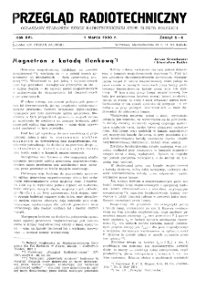 Przegląd Radiotechniczny: ogłaszany staraniem Sekcji Radiotechnicznej Stow. Elektr. Polskich R. XVI z. 5-6 (1938)