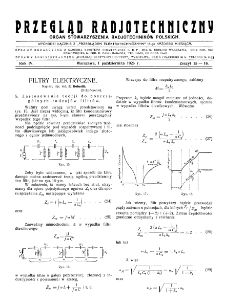 Przegląd Radjotechniczny: ogłaszany staraniem Sekcji Radjotechnicznej Stow. Elektr. Polskich R. IV z. 15-16 (1926)