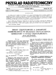 Przegląd Radjotechniczny: ogłaszany staraniem Sekcji Radjotechnicznej Stow. Elektr. Polskich R. X z. 23-24 (1932)