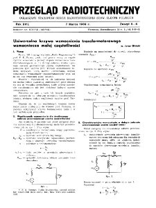 Przegląd Radiotechniczny: ogłaszany staraniem Sekcji Radiotechnicznej Stow. Elektr. Polskich R. XVII z. 5-6 (1939)