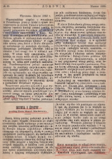 Zdrowie: miesięcznik poświęcony hygienie publicznej i prywatnej, 1888 nr 30