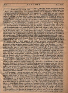 Zdrowie: miesięcznik poświęcony hygienie publicznej i prywatnej 1887, nr 17