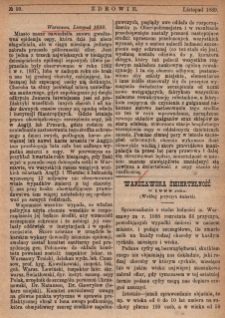 Zdrowie: miesięcznik poświęcony hygienie publicznej i prywatnej 1889, nr 50