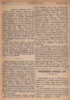 Zdrowie: miesięcznik poświęcony hygienie publicznej i prywatnej 1889, nr 51