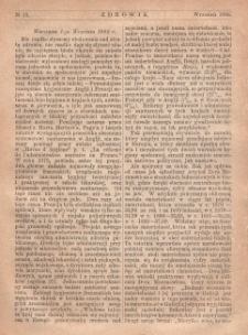 Zdrowie: miesięcznik poświęcony hygienie publicznej i prywatnej, 1886 nr 12