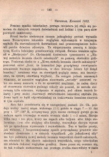 Zdrowie: miesięcznik poświęcony hygienie publicznej i prywatnej 1892, T. VIII, kwiecień