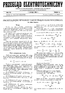 Przegląd Elektrotechniczny : organ Stowarzyszenia Elektrotechników Polskich R. XII z. 3 (1930)