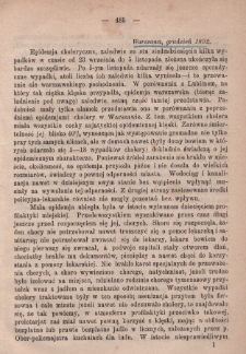 Zdrowie: miesięcznik poświęcony hygienie publicznej i prywatnej 1892, Tom VIII, listopad