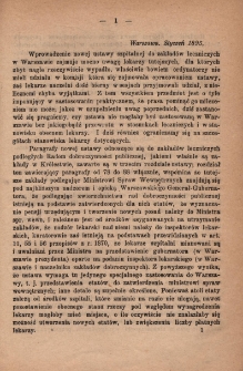 Zdrowie: miesięcznik poświęcony hygienie publicznej i prywatnej 1895,T. XI, styczeń