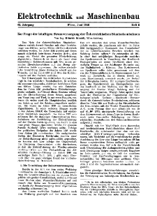 Elektrotechnik und Maschinenbau Jg. 63 H. 6 (1946)