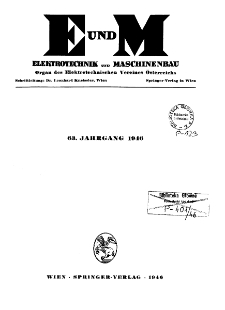 Elektrotechnik und Maschinenbau Jg. 63 H. (1946)