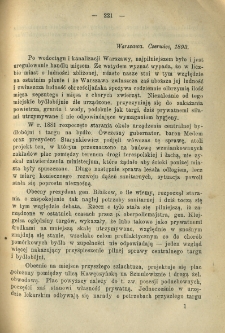 Zdrowie: miesięcznik poświęcony hygienie publicznej i prywatnej 1893, T. IX, czerwiec