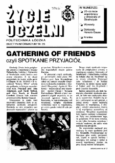 Życie Uczelni : biuletyn informacyjny Politechniki Łódzkiej nr 26 (1993) [PDF]