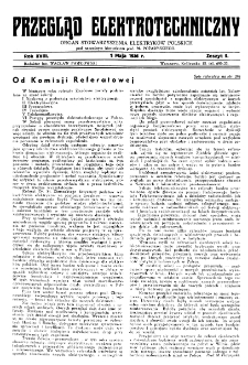 Przegląd Elektrotechniczny : organ Stowarzyszenia Elektrotechników Polskich R. XVIII z. 9 (1936)