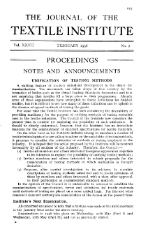 Proceeding Vol. XXVII No. 2 (1936)