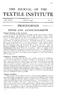 Proceeding Vol. XXVII No. 3 (1936)