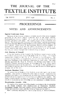 Proceeding Vol. XXVII No. 7 (1936)