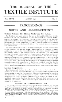 Proceeding Vol. XXVII No. 8 (1936)