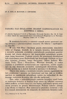 Lekarz wojskowy: dwutygodnik organ oficerów korpusu sanitarnego sł. czynnej i rezerwy 1931, R. XIII, T. XVIII, nr 5-6