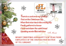 Christmas card of the eBiPoL TUL Digital Library