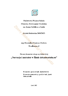 Narracja i narrator w filmie dokumentalnym
