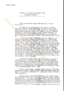 Do widzenia wczoraj (scenariusz)