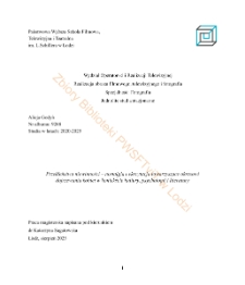 Przekleństwa niewinności - nostalgia i ekscytacja towarzyszące okresowi dojrzewania kobiet w kontekście kultury, psychologii i literatury