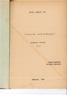 Sprawa Gorgonowej cz. 1 (scenariusz)