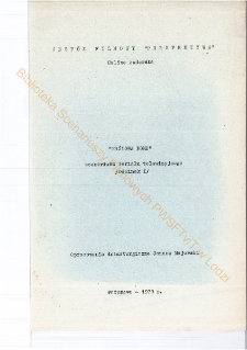 Kr&oacute;lowa Bona - odcinek 1 (scenariusz)