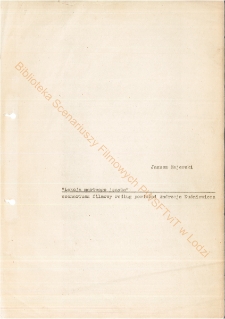 Lekcja martwego języka (scenariusz)