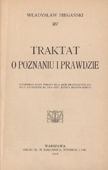 Traktat o poznaniu i prawdzie