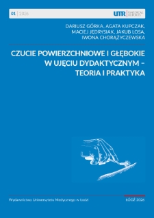 Czucie powierzchniowe i głębokie w ujęciu dydaktycznym - teoria i praktyka