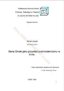 Seria Shrek jako przykład postmodernizmu w kinie