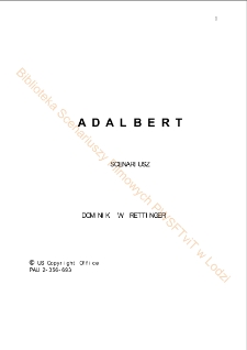 Adalbert (niezrealizowany scenariusz)