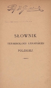 Słownik terminologii lekarskiej polskiej