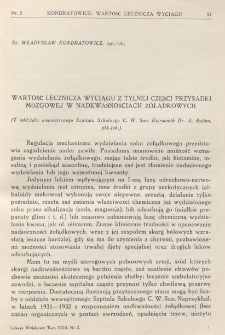 Lekarz wojskowy: dwutygodnik wydawany przez Departament Zdrowia Ministerstwa Spraw Wojskowych 1933, R. XIV, T. XXII, nr 2